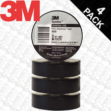 Load image into Gallery viewer, 3M Elec Tape 1610 Temflex 19mmx20mtr (4 or 10 packs)