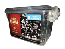 Load image into Gallery viewer, 39.9mtrs Fairy Lights White 8-Function Pk400 *Low Voltage*