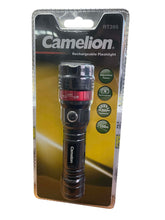 Load image into Gallery viewer, CAMELION T6 LED RECHARGEABLE TORCH INC 18650 LI-ION BATTERY