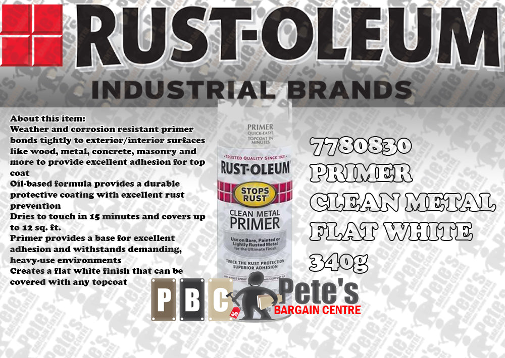 Rust-oleum *Stops Rust* • Primer • Rust Reformer • Cold Galvanizing