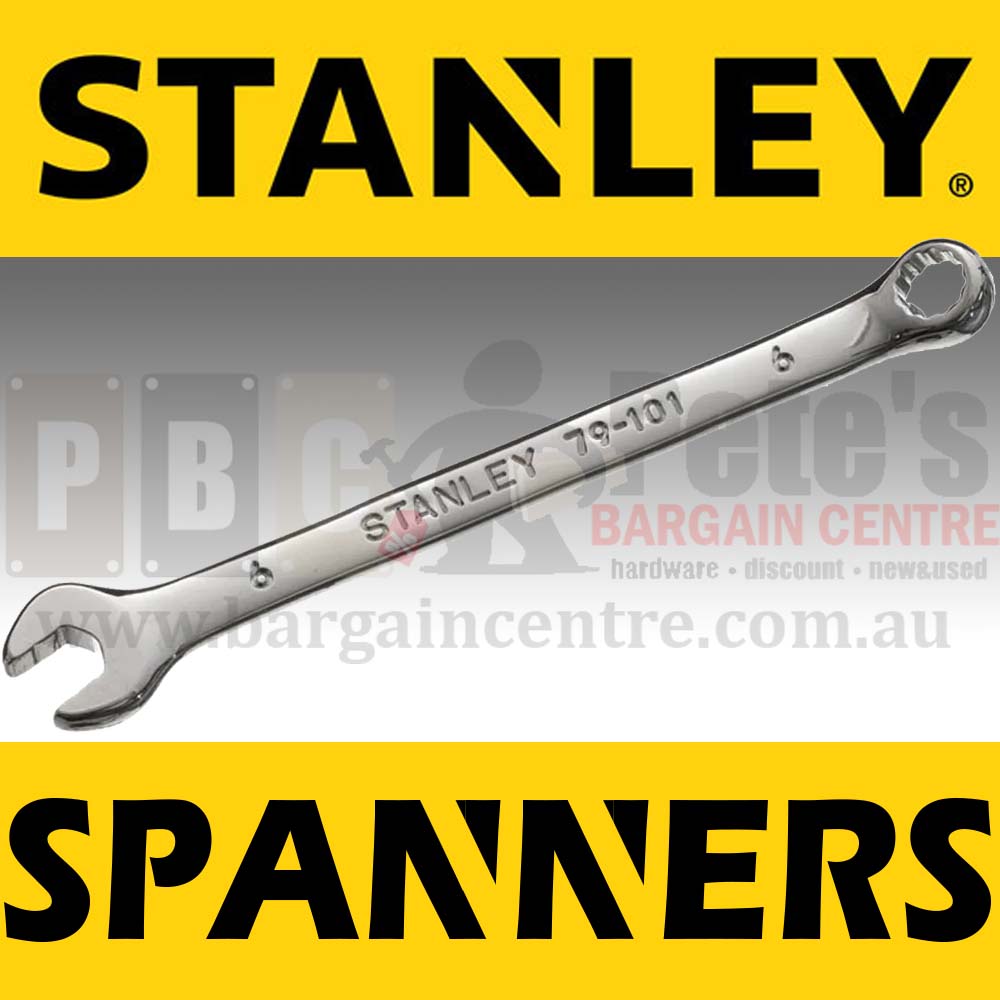 STANLEY RING & OPEN END SPANNER  METRIC 1pcs