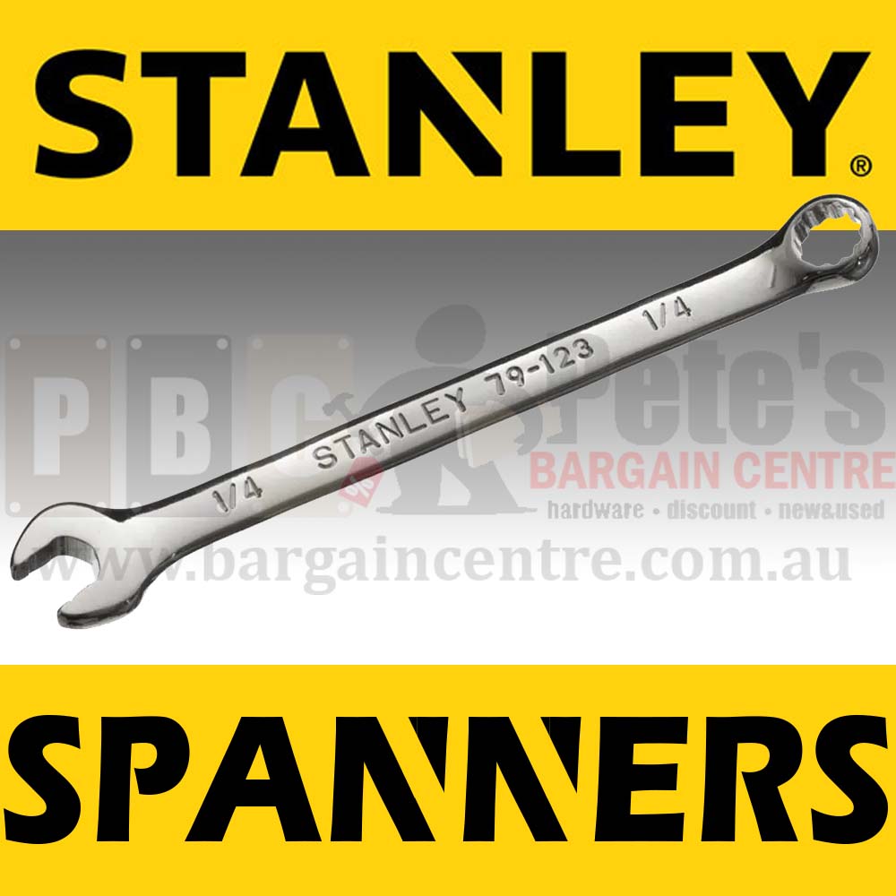 STANLEY RING & OPEN END SPANNER  IMPERIAL 1pcs