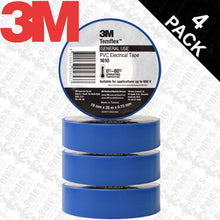 Load image into Gallery viewer, 3M Elec Tape 1610 Temflex 19mmx20mtr (4 or 10 packs)
