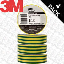 Load image into Gallery viewer, 3M Elec Tape 1610 Temflex 19mmx20mtr (4 or 10 packs)
