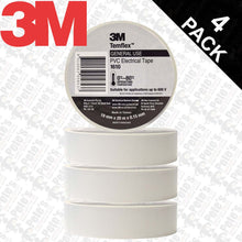 Load image into Gallery viewer, 3M Elec Tape 1610 Temflex 19mmx20mtr (4 or 10 packs)
