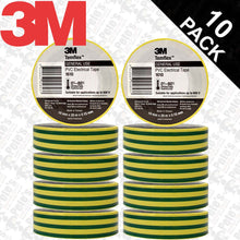 Load image into Gallery viewer, 3M Elec Tape 1610 Temflex 19mmx20mtr (4 or 10 packs)
