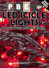 Load image into Gallery viewer, Pro Grade LED Icicle Lights Rubberized 2mtrs x 0.6mtr
