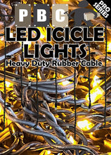 Load image into Gallery viewer, Pro Grade LED Icicle Lights Rubberized 2mtrs x 0.6mtr
