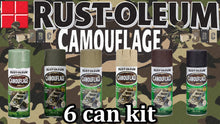 Load image into Gallery viewer, Rust-Oleum Speciality Camouflage Paint Pack of 6 Colours
