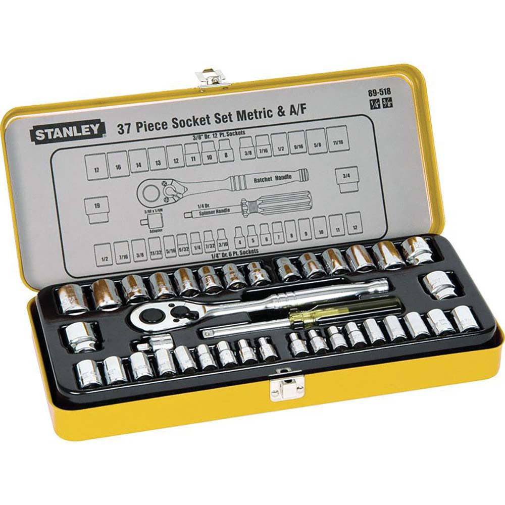 Stanley 37 Piece 1/4