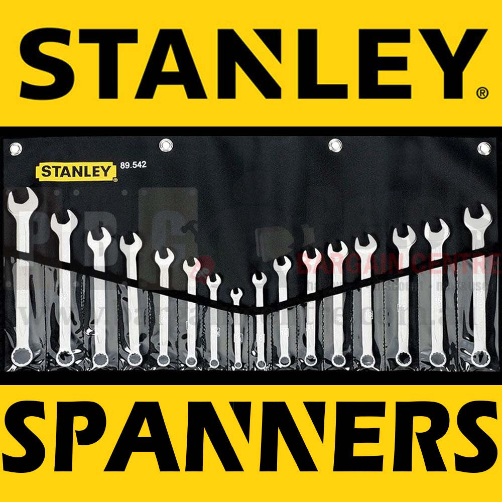 Stanley Ring & Open End Spanner Set Metric/AF 16 Piece (STA89-542)