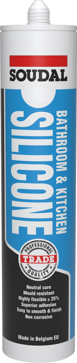 Soudal - Bathroom & Kitchen Silicone Clear