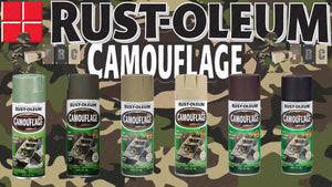 Rust-oleum Camouflage Spray Paint *Choose your colours*