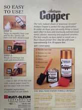 Load image into Gallery viewer, Rust-oleum American Accents Antique Copper Kit
