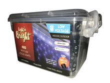Load image into Gallery viewer, WiFi Icicle Lights Blue 8-Function Pk480 6.65m *Low Voltage*
