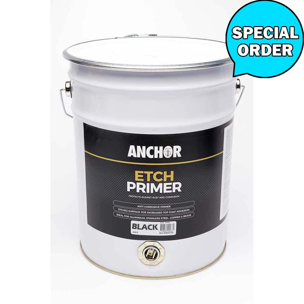 Anchor Etch Primer Paint Black 20ltr Can