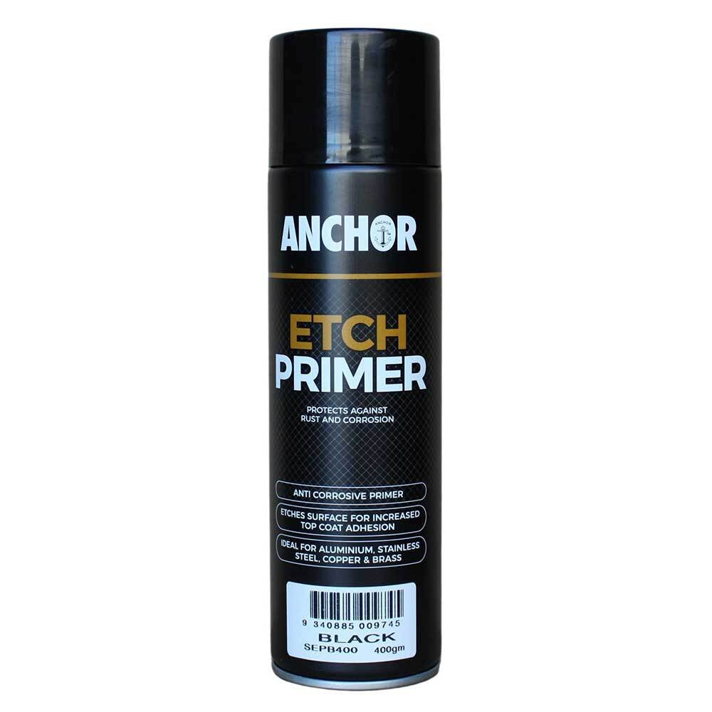Anchor Etch Primer Paint Black 400g Aerosol