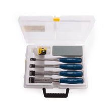 Load image into Gallery viewer, Stanley Chisel Set 5002 Series + Oil &amp; Stone 6 Piece
