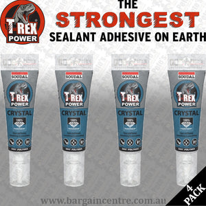 4 x T-Rex Crystal Squeeze Tube 125ml