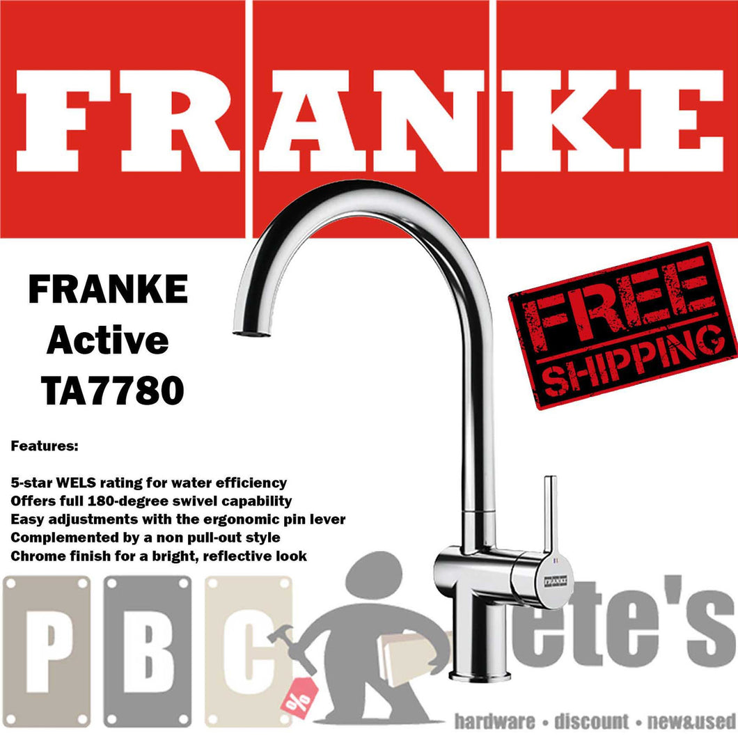 FRANKE Active Non Pull-Out Chrome Tap TA7780