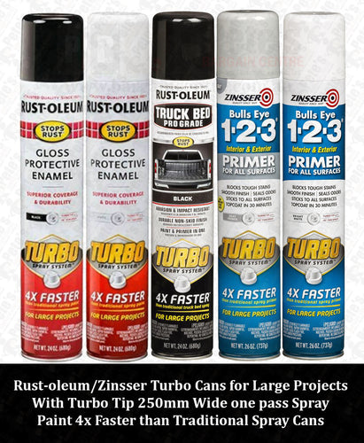 Rust-oleum Turbo Spray Can Range