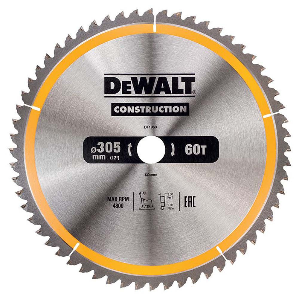 DEWALT Construction Circular Saw Blade 305mm x 60T (16/25/25.4/30mm)
