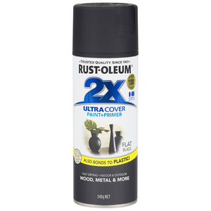Rust-oleum "2x-Ultra Cover" 340g Spray Paint Can *Choose your Colour*